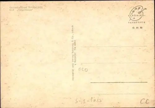 Ak Fährschiff MF Travemünde