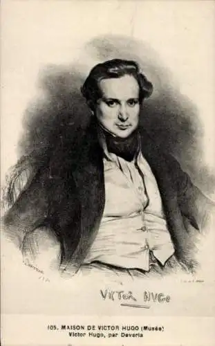 Künstler Ak Victor Hugo, Portrait