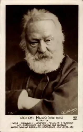 Ak Schriftsteller Victor Hugo, Portrait