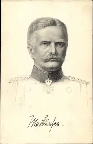 Künstler Ak Generalfeldmarschall August von Mackensen, Portrait