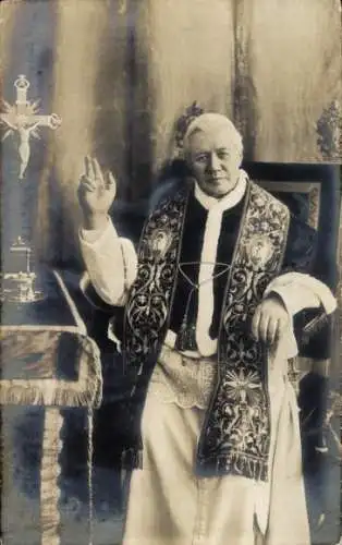 Ak Papst Pius IX., Giovanni Maria Mastai Ferretti, Portrait