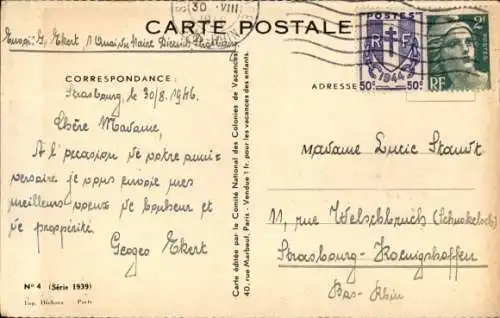 Künstler Ak Redon, Rencontre imprevue, Hunde, beschnuppern sich, Erntezeit