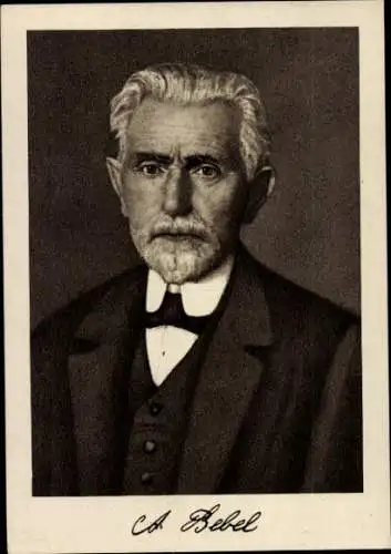 Ak August Bebel, Gründer der SDAP, Arbeiterbewegung, Portrait