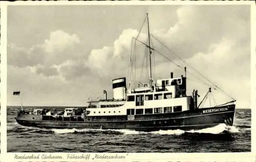 Ak Cuxhaven in Niedersachsen, Fährschiff Niedersachsen