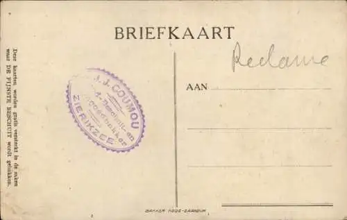 Künstler Ak De Fijnste Beschuit, Wat zou men bij een picnic eten