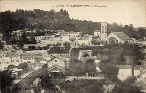 Ak Meulan-Hardricourt en Yvelines, Panorama