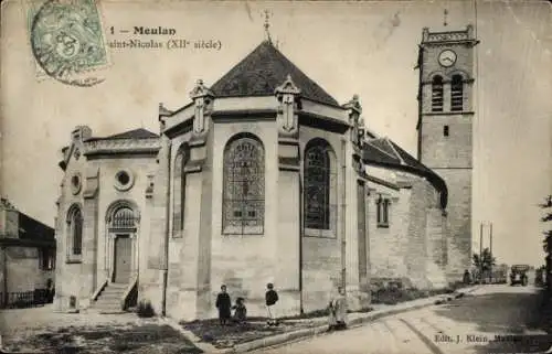 Ak Meulan en Yvelines, Eglise- Saint-Nicolas