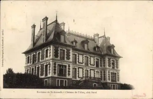 Ak Saint Arnoult en Yvelines, chateau de l'Aleu, cote Nord