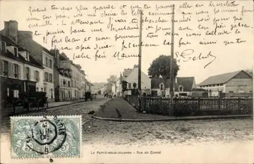 Ak La Ferte sous Jouarre Seine et Marne, Rue de Conde