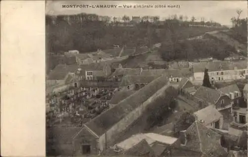 Ak Montfort l'Amaury Yvelines, Vue generale, Cote nord