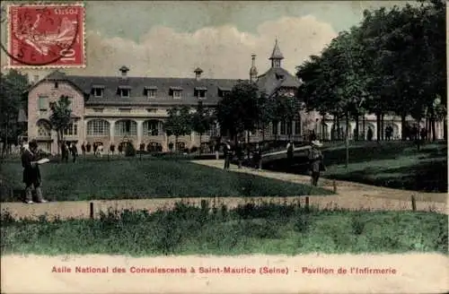 Ak Saint Maurice Val-de-Marne, Asile National des Convalescents, Pavillon de l'Infirmerie