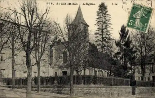 Ak Saint Maurice Val-de-Marne, Kirche