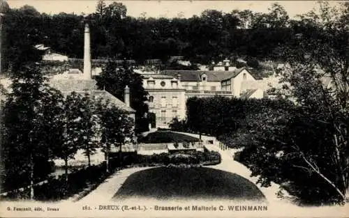 Ak Dreux Eure et Loir, Brauerei, Mälzerei C.Weinmann