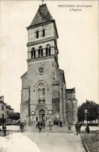 Ak Thiviers Dordogne, Kirche