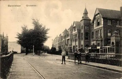 Ak Ginneken Breda Nordbrabant Niederlande, Baronielaan