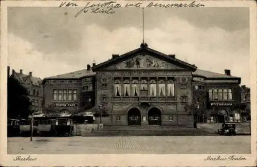 Ak Århus Aarhus Dänemark, Theater