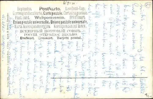 Künstler Ak Norwegen, Panorama, Dampfer