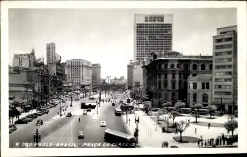 Ak São Paulo Brasilien, Praça do Correio