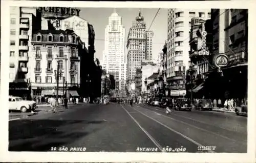 Ak São Paulo Brasilien, Avenida São João