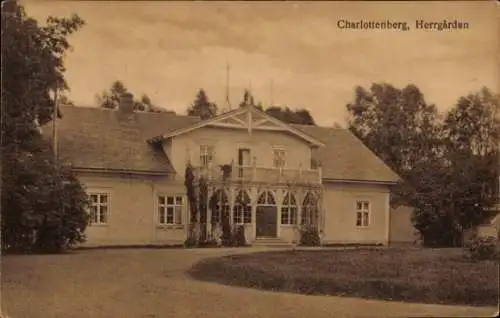 Ak Charlottenberg Schweden, Herrgarden