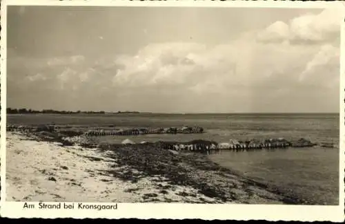 Landpoststempel (24b) Kronsgaard über Kappeln Schlei, Notopfer Berlin, 28.07.1955