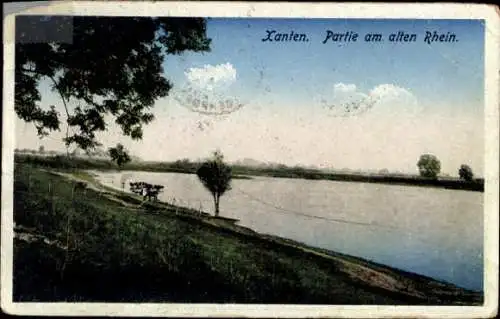 Ak Xanten am Niederrhein, am alten Rhein