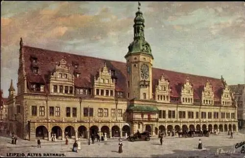 Künstler Ak Beraud, N., Leipzig in Sachsen, altes Rathaus