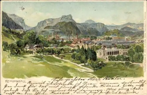 Künstler Litho Bad Reichenhall, Gesamtansicht