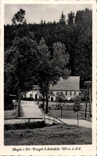 Ak Seyde Hermsdorf im Osterzgebirge, Rehefeld, Gaststätte Zwergbaude