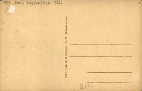 Ak Hildesheim in Niedersachsen, Eckartgruppe, Karl Roeder