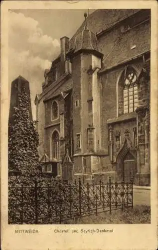 Ak Mittweida in Sachsen, Chor, Seyrich-Denkmal