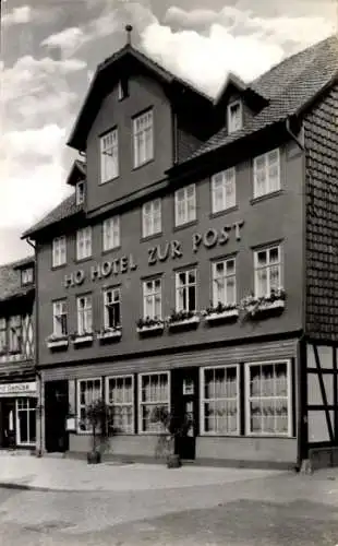 Ak Wernigerode am Harz, HO Hotel zur Post