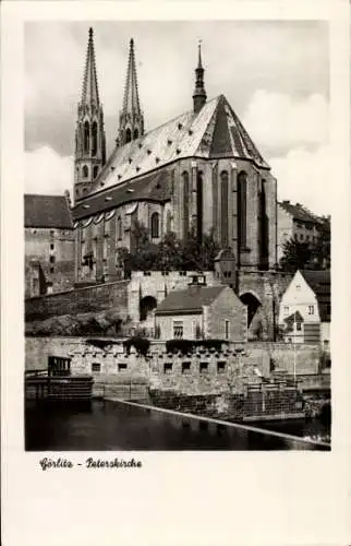 Ak Görlitz in der Lausitz, Peterskirche