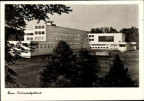 Ak Bonn Nordrhein Westfalen, Blick auf das Parlamentsgebäude