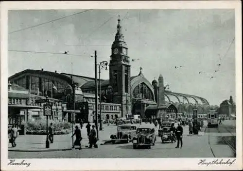 Ak Hamburg Mitte Altstadt, Hauptbahnhof