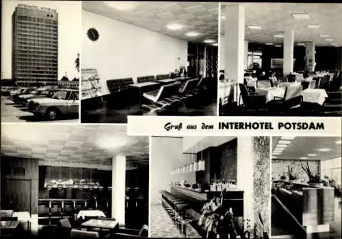 Ak Potsdam in Brandenburg, Interhotel, Innenansichten