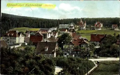 Ak Hahnenklee Bockswiese Goslar in Niedersachsen, Blick auf den Ort