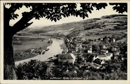 Ak Vlotho an der Weser, Panorama