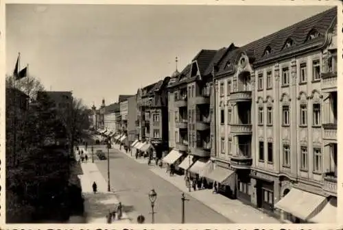 Foto Ak Eberswalde in der Mark, Straßenpartie, Geschäfte