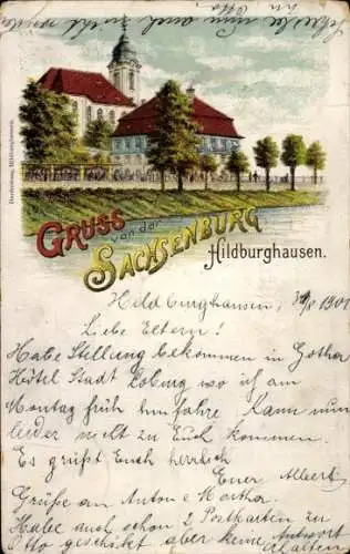 Litho Hildburghausen in Thüringen, Sachsenburg