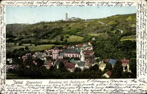 Ak Ziegenhain Jena in Thüringen, Hausberg, Fuchsturm