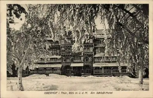 Ak Oberhof im Thüringer Wald, Schloss-Hotel