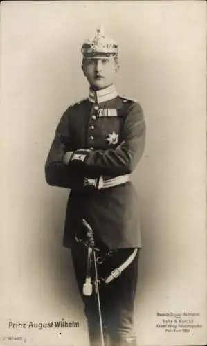 Ak August Wilhelm Prinz von Preußen, Portrait