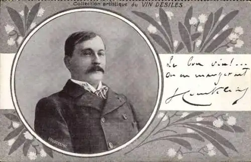 Ak Französischer Dramatiker Georges Courteline, Portrait