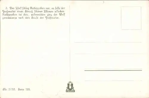 Künstler Ak Kubel, Otto, Brüder Grimm Märchen, Rotkäppchen, Wolf