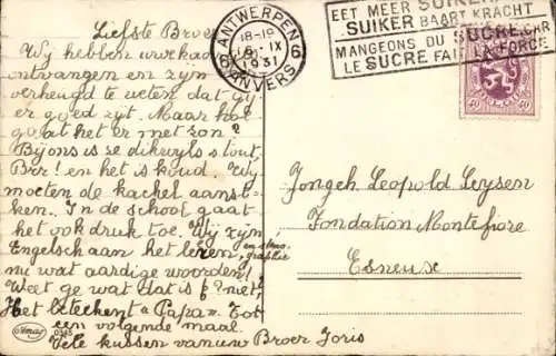 Künstler Ak Boriss, M., Dornröschen, Doornroosje, Schlafendes Mädchen, Prinz, Katze