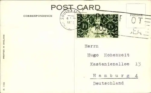 Ak RMS Queen Elizabeth, Cunard Line