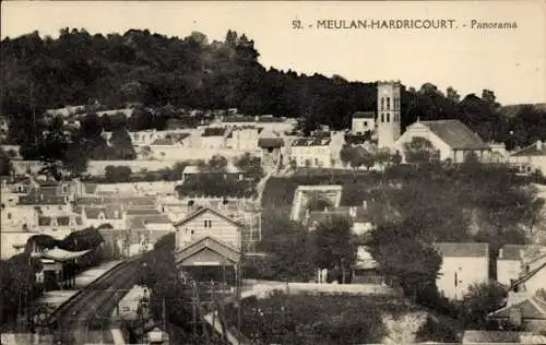 Ak Meulan-Hardricourt en Yvelines, Panorama