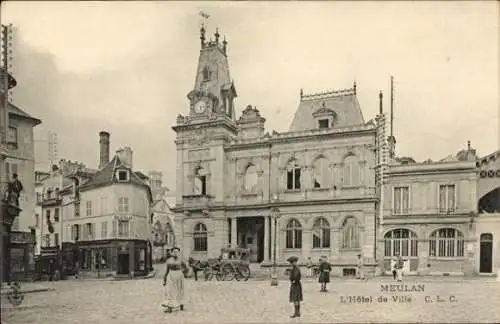 Ak Meulan en Yvelines, Rathaus