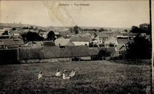 Ak Jutigny Seine et Marne, Gesamtansicht